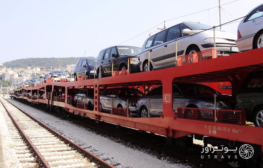 Photo of transport a car by Train